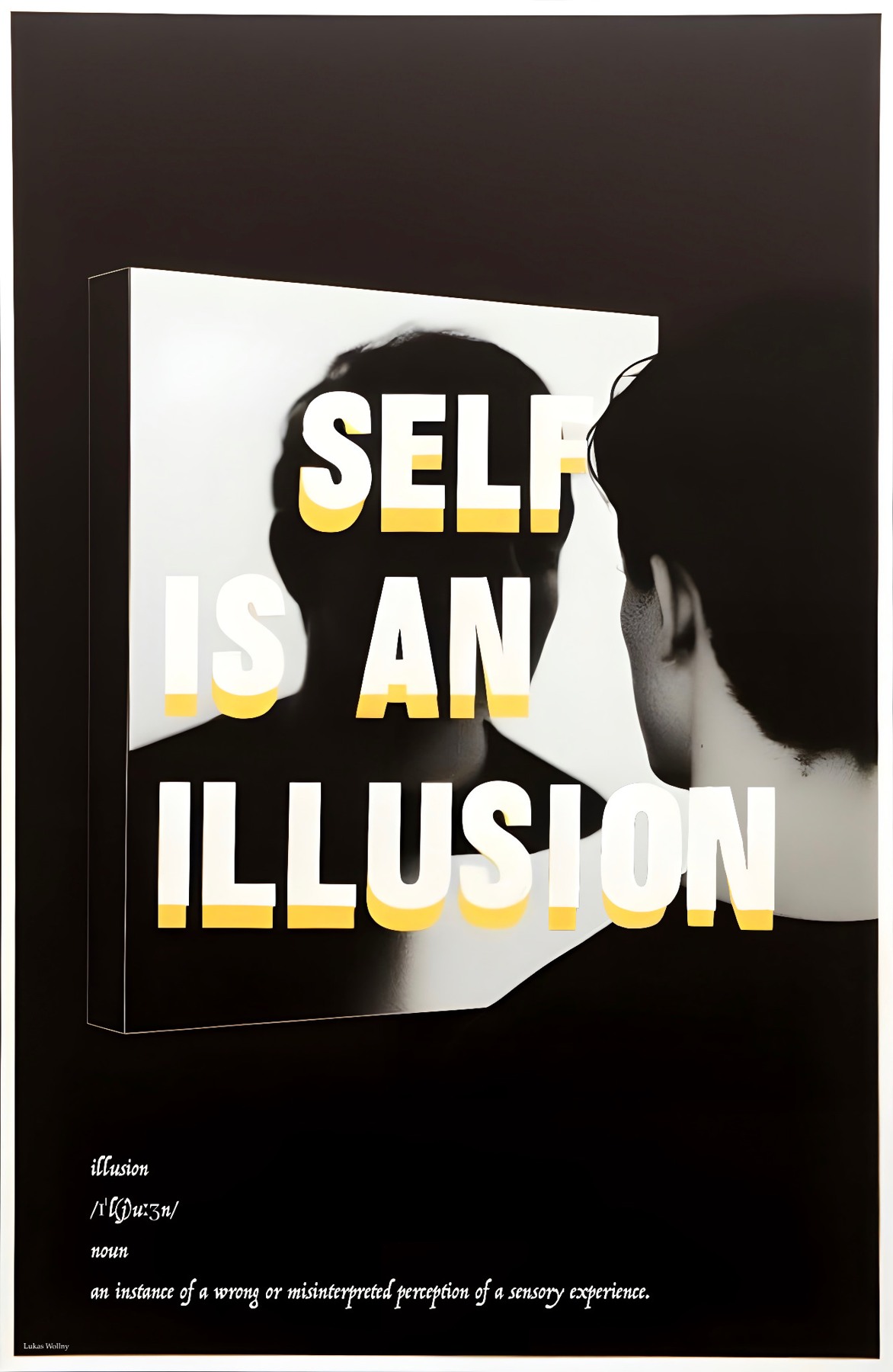 Poster aus Philosophie Plakativ Gedacht - I