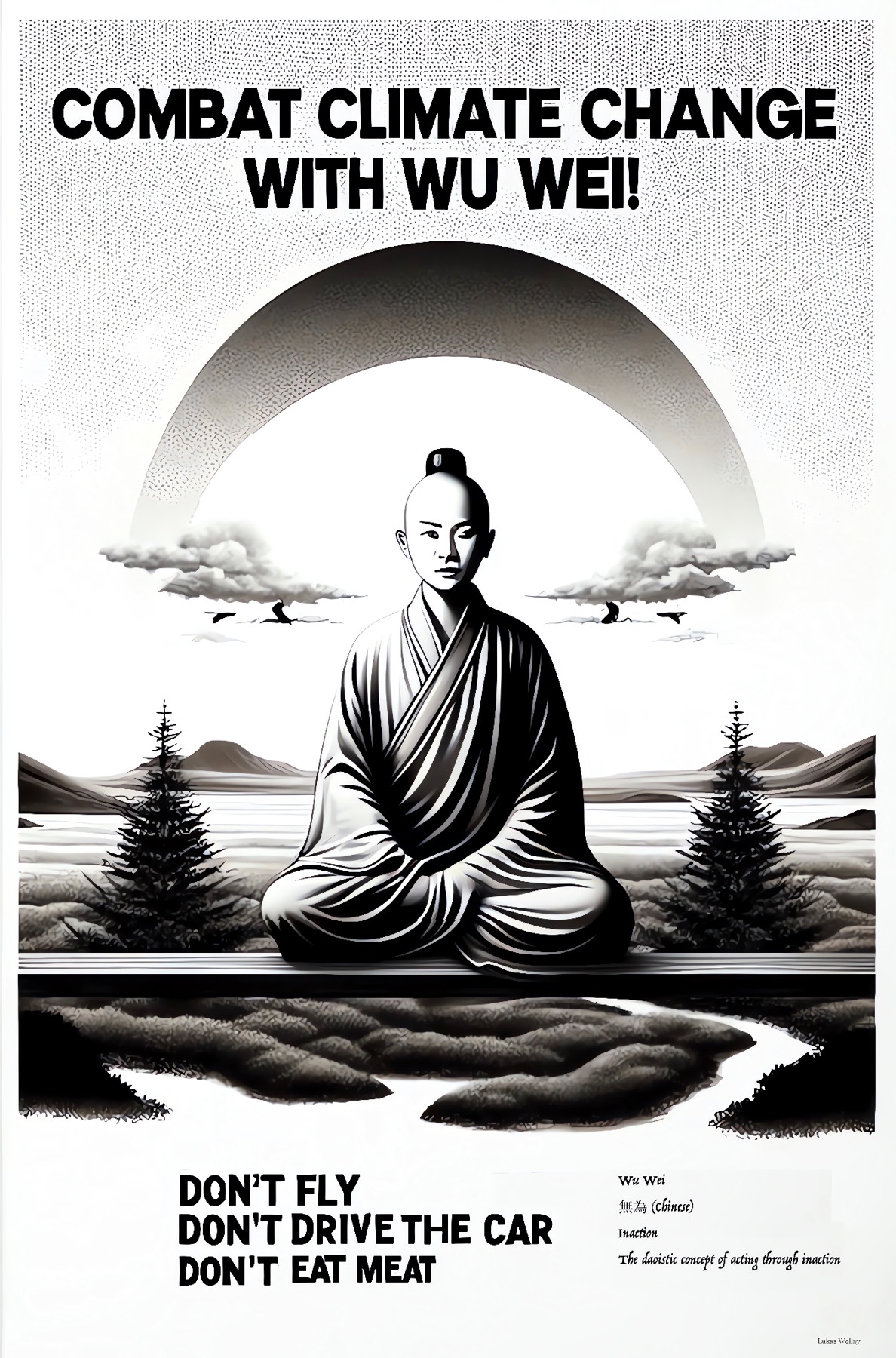 Combat climate change with Wu Wei!
