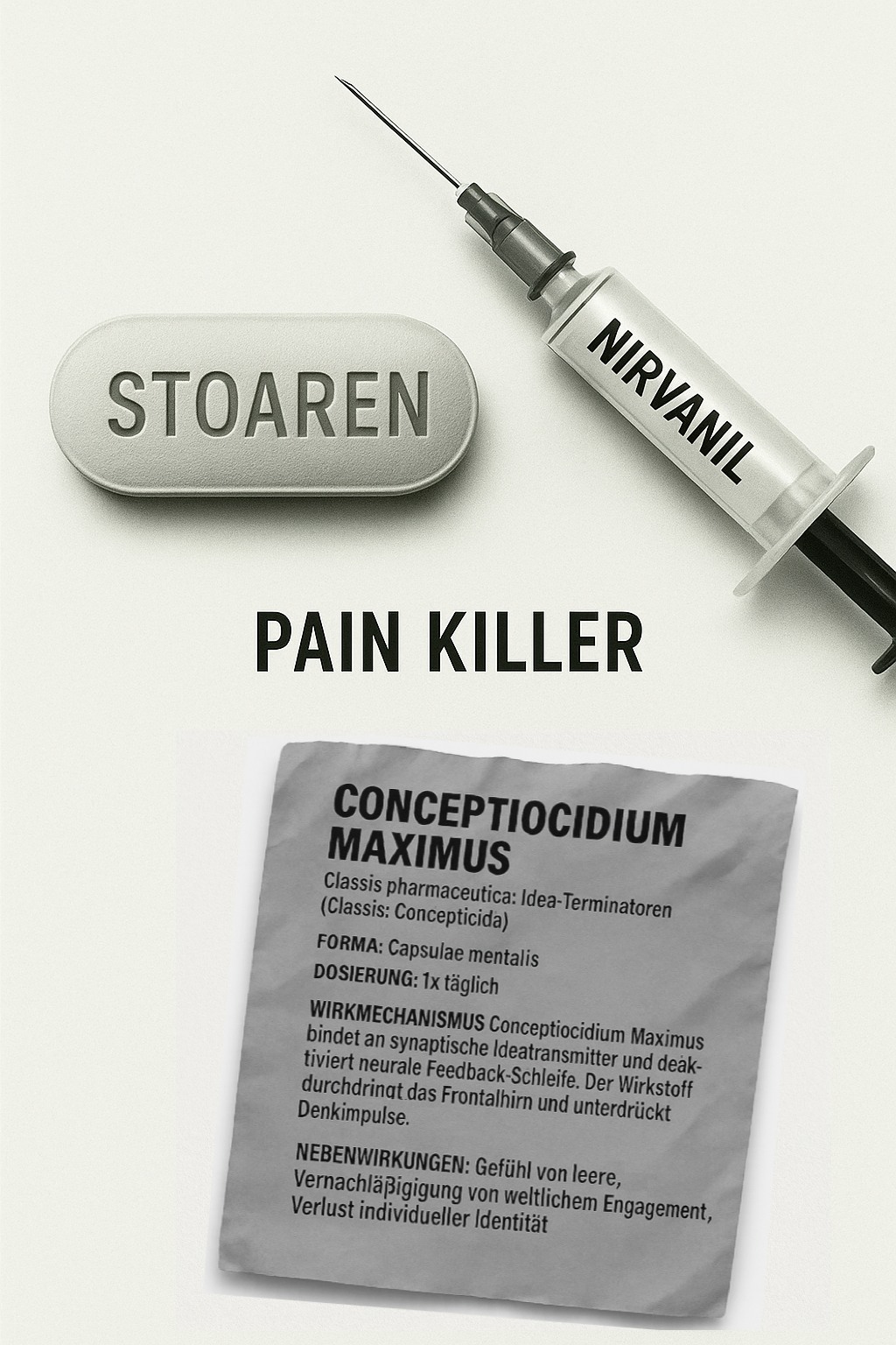Painkiller – Poster von Lukas Wollny