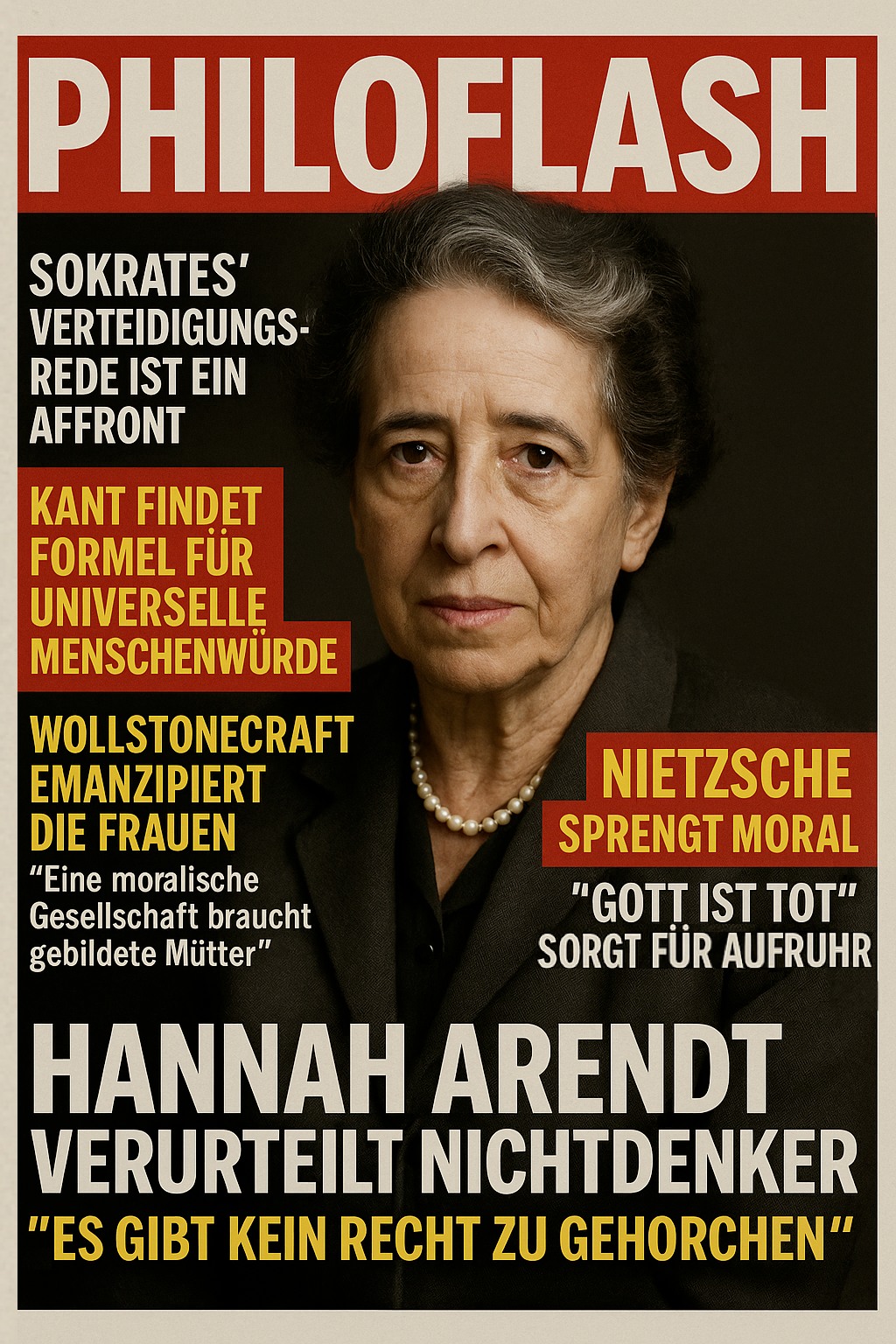Philosophieflash – Poster von Lukas Wollny
