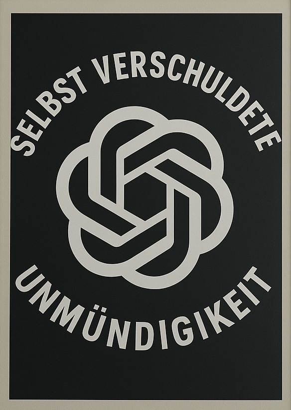 Unmündigkeit – Poster von Lukas Wollny
